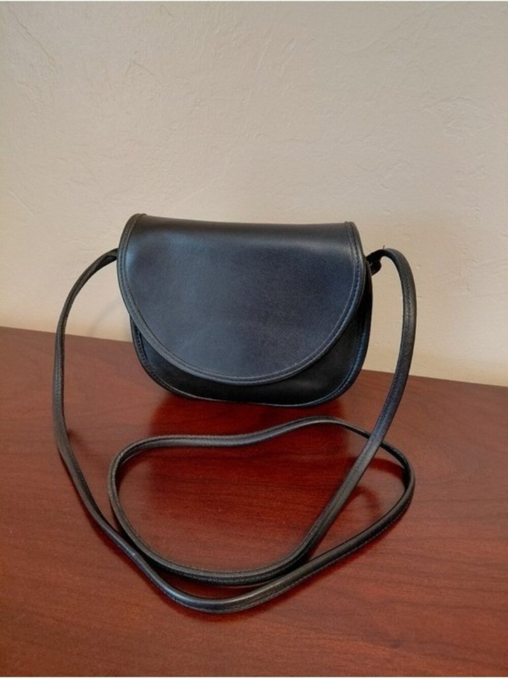 Coach Vintage Casey Black Leather Crossbody Style 9923